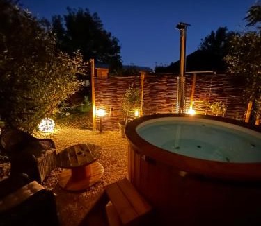 Vitrey-sur-Mance Apartment | Domaine de la Mance - Maisonnette avec cheminée, bain nordique en supplément