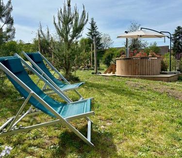 Vitrey-sur-Mance House | "Domaine de la Mance" - Grand gîte avec terrasse, jardin et bain nordique inclus