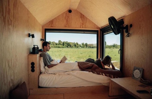 Franxault Cabin | Essards - Parcel Tiny House - Tiny House près des chevaux en Bourgogne, à 1H50 de Lyon MAE-1213
