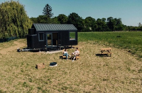Franxault Cabin | Essards - Parcel Tiny House - Tiny House près des chevaux en Bourgogne, à 1H50 de Lyon MAE-1213