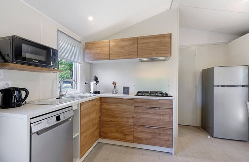 Saint-Gervais House | “Evasion 55” Mobile Home with Shared Pool and Terrace