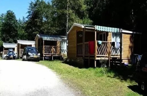 Saint-Theoffrey House | Flower Camping Ser Sirant * - Mobile Home Comfort Riviera 32m2 - 3 bedrooms + semi-covered terrace 15m2 + TV 6 persons