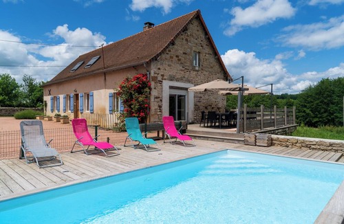 Saint-Bonnet-de-Vieille-Vigne House | Gîte de Fougère, swimming pool, sauna, gym, fishing