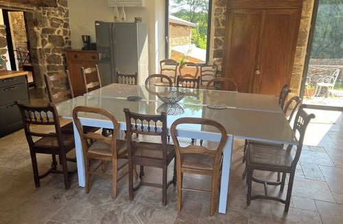 Peaugres House | Fully renovated farmhouse, 7 bedrooms, 7 bathrooms, 7 WCs, swimming pool, 2 terraces