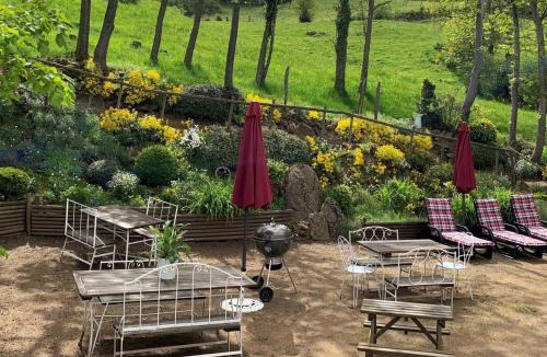 Sauvain House | Gîte de charme avec boiseries, cheminée et jardin fleuri à Sauvain - FR-1-496-315