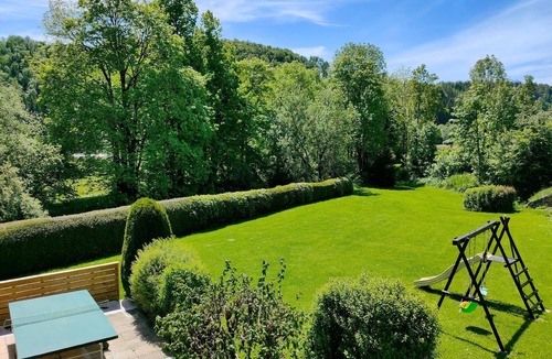 Foncine-le-Haut Apartment | Gîte Saine Montagne du Jura with Spa Sauna river