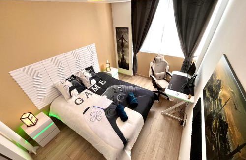 Auxerre Apartment | Game Over - 2 chambres - Parking privé - Homerepublique - Thématique Gaming