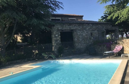 Saint-Jean-de-Muzols House | Gite douce heure ardéchoise - detached stone house-pool to share