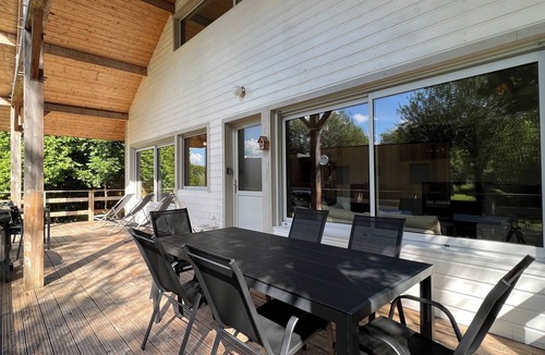 Doucier Ski Chalet | Gite for 6-9: wooden house w/a high-quality contemporary layout & lots of space