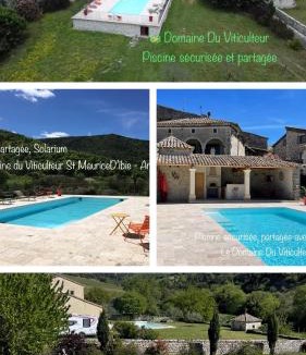 Saint-Maurice-d'Ibie House | Gite les Oliviers - Le Domaine du Viticulteur - St Maurice d Ibie
