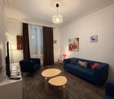 Montlucon Apartment | Grand T4 lumineux 3 chambres centre-ville