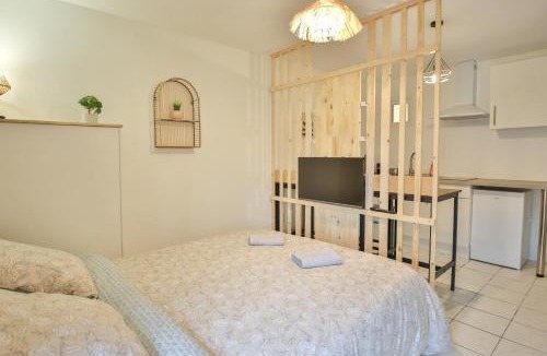 Auxerre Apartment | Granny Smith - Homerepublique - Studio paisible, parking gratuit, emplacement vélo - Village Vaux 3 minutes Auxerre