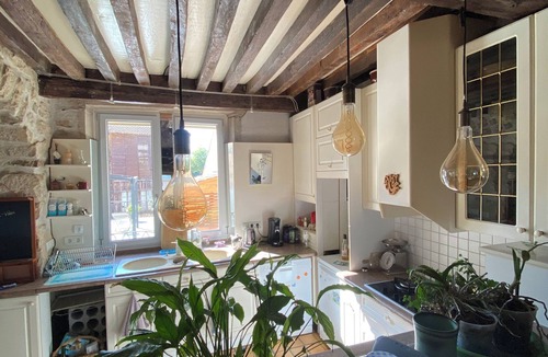 Paroisse Notre-Dame House | Historic house on rue Pasteur with terrace overlooking Dole's Little Venice
