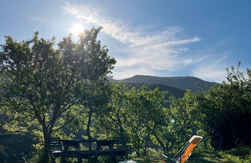 Saint-Andeol House | Holiday Home 'Les Bleuets' with Mountain View and Private Garden
