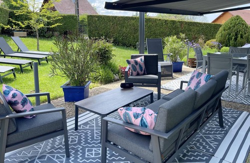 Plaimbois-du-Miroir Apartment | Homerez - Appartement for 4 ppl. with garden and terrace at Plaimbois-du-Miroir