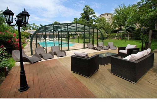 Chomerac Villa | Homerez - Villa for 10 ppl. with swimming-pool, jacuzzi and terrace at Chomérac