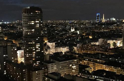 Asiatique Apartment | Jaccuzi, tour Eiffel, Led multicolores Paris 13
