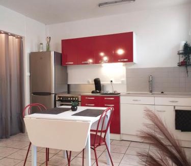 Chanas Apartment | L'Escale à Chanas -sortie12 A7-2chambres-parking gratuit