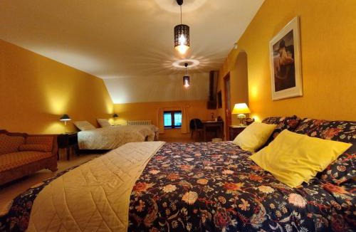 Boyer Bed & Breakfast | La Baudinière, Chambre La Dorée