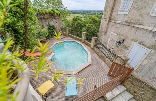 Rochemaure House | La chambre des Remparts Romantiques