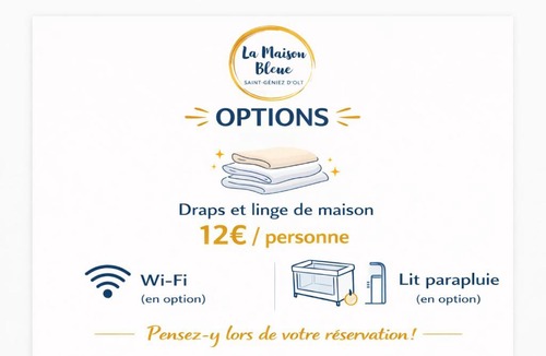 Saint-Geniez-d'Olt Apartment | La Maison Bleue - Appartements avec piscine dans la vallée du Lot