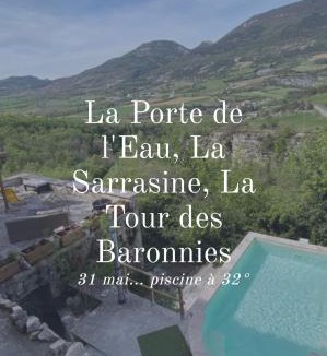 Saint-Auban-sur-L'Ouveze House | La porte de l'eau Piscine chauffée et jacuzzi