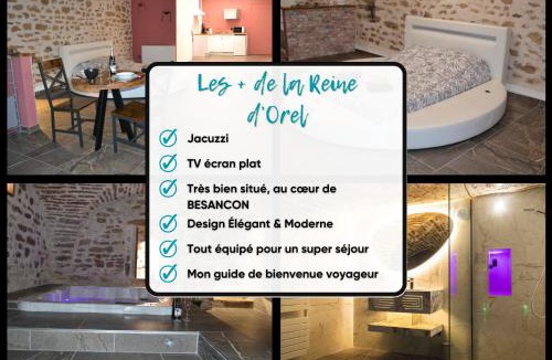 Besancon Apartment | La reine dorel chambre romantique