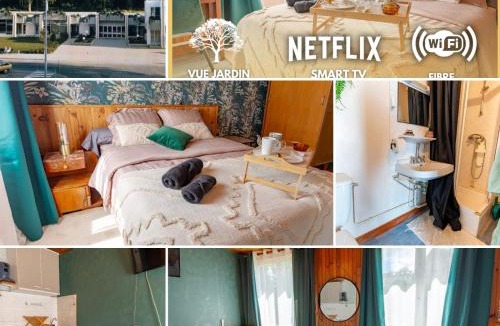 Bourbonne-les-Bains Apartment | La Rosée - Studio Cosy à 50m des Thermes - Vue jardin, Wifi, Smart TV