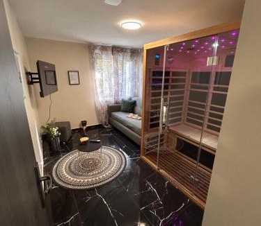 Champigneulles Apartment | la suite prestige avec SPA SAUNA NETFLIX JARDIN