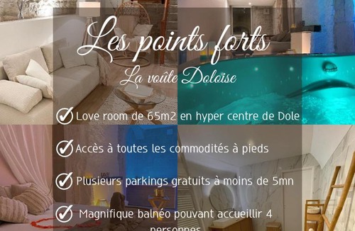 Paroisse Notre-Dame Apartment | La voute Doloise - Love room & spa