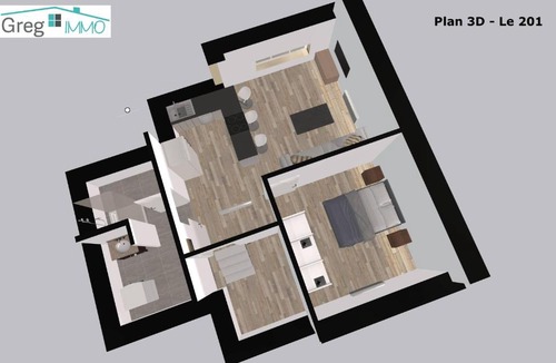 Audincourt Apartment | Le 201-GregIMMO-Appart'Hôtel