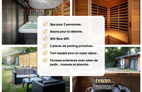 Renauvoid Ski Chalet | Le Chalet des Pins avec Spa et Sauna - Terrasse - Parking - Clim - Wifi
