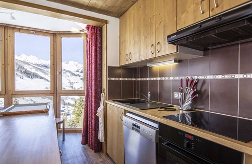 Valmorel Apartment | Le Cheval Blanc C3 - Exceptionnal apartment with a bow window overlooking the mountain and the.