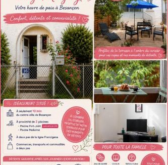 Up 1.5 Saint-Ferreol Apartment | Le coquet chez Maguy Maison de ville avec jardin
