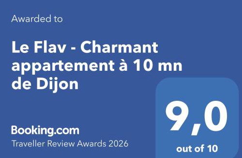 Flavignerot Apartment | Le Flav - Charmant appartement à 10 mn de Dijon