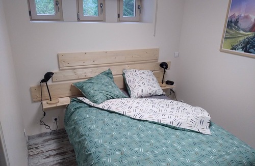 Saint-Lupicin Apartment | Le Lupicin, a quiet, comfortable one-bedroom apartment