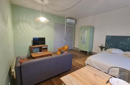 Hauterives Apartment | Le Nid du Facteur appartement avec clim, wifi et jardin