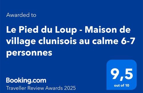 Flagy House | Le Pied du Loup - gîte proche Cluny au calme 6-7 personnes