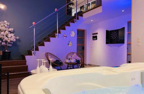Moriviller House | LOFT Aux Retrouvailles -Gîte avec Spa