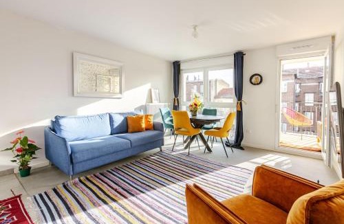 Vitry-sur-Seine Apartment | Luxury à 10mn du Centre de Paris & Free Parking
