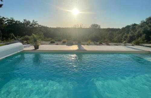 Lavilledieu Villa | Maison 3 chambres avec piscine privée proche Vallon Pt d Arc Sud Ardèche