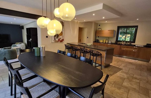 Mornas House | Mas Alba-A/C, private pool & garden
