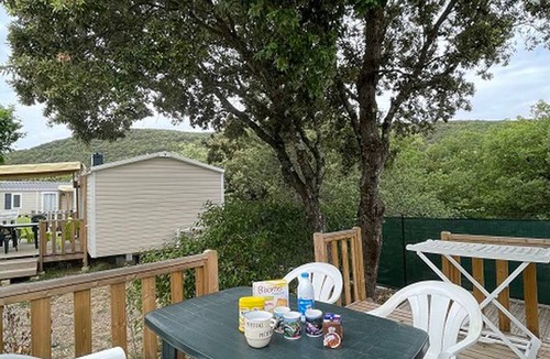 Saint-Maurice-d'Ibie House | Mobile home for 4 with terrace in Saint-Maurice-d'Ibie
