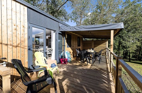 Loupiac House | Mobile-home Premium Lacave - 3 bedrooms - TV - air conditioning - LV - 2 bathrooms 8 persons