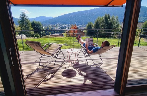 Gerardmer House | Neues wunderschönes Ferienhaus mit herrlicher Aussicht und Sauna