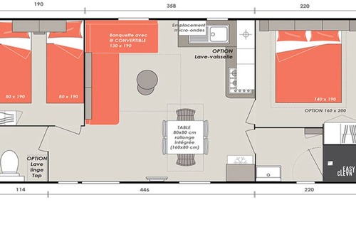 Condrieu House | New Mobilhome Comfortable air-conditioned with covered terrace