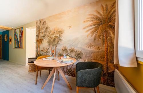 Belley Apartment | Oasis Cubana I Love Room I Balnéo XXL I Écran Géant