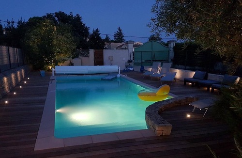 Saint-Marcel-d'Aredeche House | PARADIZ'HOTES whole house 12 pers with heated pool