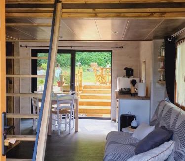 Amoncourt Ski Chalet | Petit chalet 4 personnes bain nordique