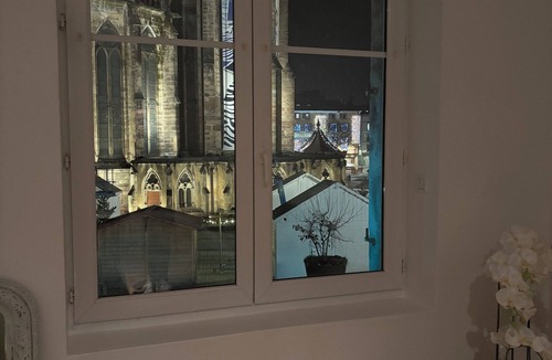 Epinal Apartment | Place de l'Âtre: exceptional view of the basilica